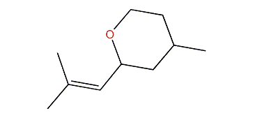 4-Methyl-2-(2-methylprop-1-enyl)-tetrahydro-2H-pyran